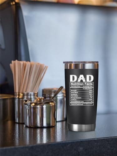NewEleven Fathers Day Gift For Dad - Birthday Gifts For Dad From Daughter - Husband Gifts - Unique Birthday Present Ideas For Father, Husband, New Papa, Bonus Father From Daughter - 20 Oz Tumbler - Image 7