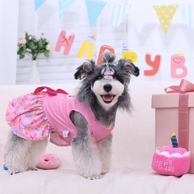 CuteBone Dog Mesh Dress Puppy Sundress Pet Outfit Summer Fashion for Small Dogs Girl Cat Clothes BF37XXS-D - Image 5