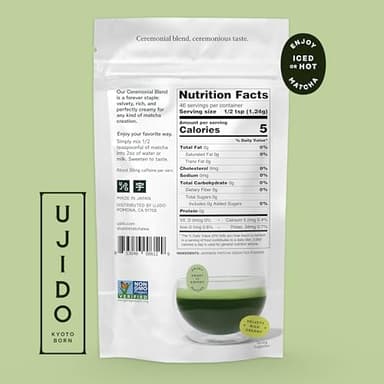 Ujido The Path of Zen Japanese Matcha Green Tea Powder Ceremonial Blend (2 oz) - Image 2