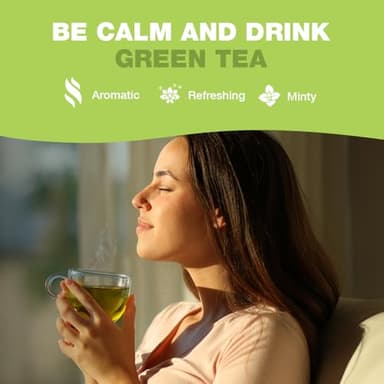 HANDPICK, Organic Green Tea Bags - 100 Eco-Friendly Tea Bags | USDA Organic | Resealable Pack for Freshness | Delicate & Flavory | Direct From India - Image 7