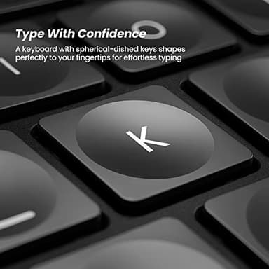 Nulea Wireless Ergonomic Keyboard, Split Keyboard with Wrist Rest, USB-C Charging, 7-Color Backlight, Natural Typing, Bluetooth and USB Connectivity, Compatible with Windows/Mac - Image 6
