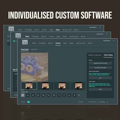 EPOMAKER RT100 Retro Gaming Keyboard with Display Screen, BT5.0/2.4G/USB-C, 97 Keys Gasket Custom Keyboard, Hot Swappable, RGB Backlit, with Knob for Win/Mac (Sea Salt Silent Switch) - Image 7