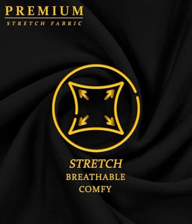 Hybrid & Company Women's Premium Nylon Ponte Stretch High Waist Pencil Suit Skirt Below Knee KSK45002 1073T Black M - Image 7