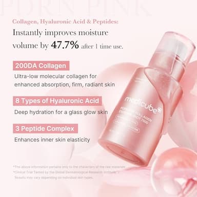 medicube PDRN Pink Collagen Exosome Shot Serum 7,500 PPM | Liquid Skin Booster | Exosome, Salmon DNA PDRN, Spicules | Uneven Skin Tone, Pore Care, Skin Texture | Korean Skin Care 1.01 fl.oz - Image 3