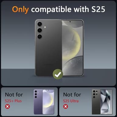 LATVIN Phone Cover for Samsung Galaxy S25 Case | with 1 Screen Protector, Compatible with MagSafe, Magnetic, Military Grade Protection, Translucent Matte Frosted Back, Hot Pink - Image 8