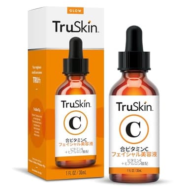 TruSkin Vitamin C Serum For Face – Anti Aging Formula with Vitamin C, Hyaluronic Acid, Vitamin E – Brightening Serum – Improve Appearance of Dark Spots, Tone, Fine Lines & Wrinkles, 1 Fl Oz - Image 1