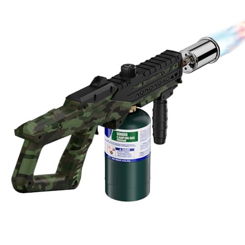 Sondiko Powerful Cooking Propane Torch Gun, Culinary Torch Campfire Starter, Adjustable Torch Burner for Searing Steak, BBQ, Welding (Propane Tank Not Included) - Image 1