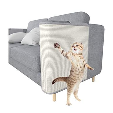 Cat Scratcher Couch- Natural Sisal Furniture Protection from Cats - Corner cat Scratcher for Couch,Chair,Sofa - Easy Installation - Image 1