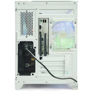 LXZ Desktop PC Computer AMD Ryzen 5 5600G 6 core 3.9GHz, 16G DDR4 RAM, 512G NVME SSD, Tower Computer for Gaming, Home and Office (White) - Image 7