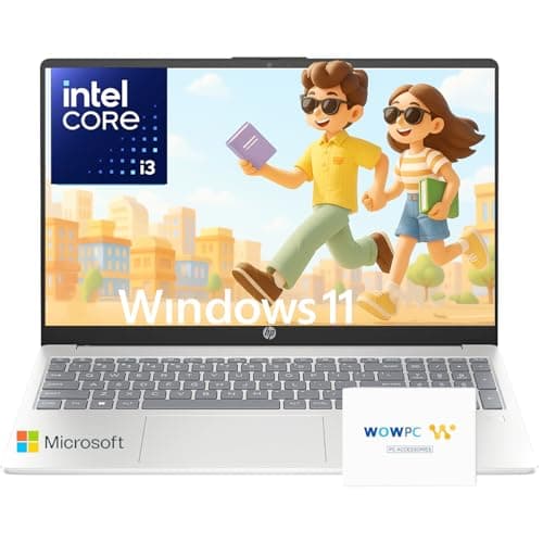 HP 2025 Pavilion 15.6 FHD (1920 x 1080) Laptop Computer • Intel 8-Cores CPU • 32GB RAM • 1TB SSD • Fast Wi-Fi 6 • Fingerprint Reader • WOWPC Recovery USB • Win 11 Home with Microsoft Office Suite - Image 1