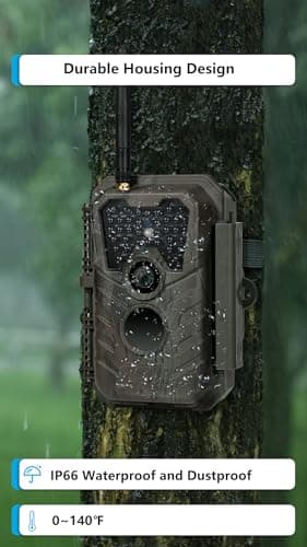 Meidase Trail Camera P90 Pro, WiFi Bluetooth, Super-Low-Light Sensitivity, 120° View Angle, 48MP 1296p, Night Vision, Motion Activated, Waterproof, Live Stream to Cell Phone for Hunting Game Cameras - Image 9