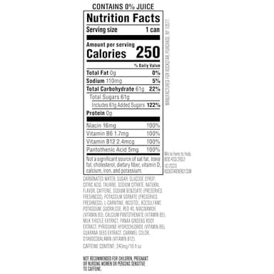 Rockstar Punched Energy Drink, Fruit Punch, 16 Fl Oz (Pack of 12) (Packaging May Vary) - Image 2