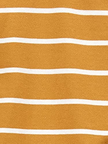 Simple Joys by Carter's Baby Boys' 3-Pack Short-Sleeve Tee Shirts, Dusty Blue/Gold Stripe/Tapestry Blue Stripe, 7 - Image 4