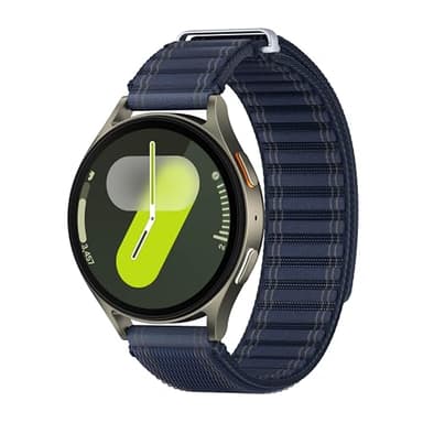 SAMSUNG Galaxy Watch 7 Bespoke Edition 44mm Bluetooth AI Smartwatch w/Energy Score, Wellness Tips, Heart Rate, Sleep, Fitness Tracker, Navy Fabric Brand, Green, US Version, 1Yr Manufacturer Warranty - Image 1