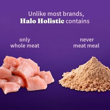 Halo Holistic Small Breed Dog Food, Cage Free Chicken & Brown Rice Recipe, Healthy Grains Dry Dog Food, Complete Digestive Health, 3.5 lb Bag - Image 4