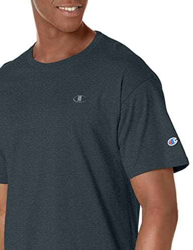 Champion mens Classic Jersey Tee Shirt, Granite Heather, X-Large US - Image 3