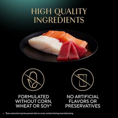 Sheba Perfect Portions Wet Cat Food Pate with Sustainable Salmon, Signature Seafood Entree, and Tender Whitefish and Tuna Entree Variety Pack, 2.6 oz. Twin Pack Trays (24 Count, 48 Servings) - Image 4