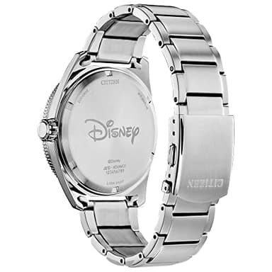 Citizen Eco-Drive Men's Disney Mickey Mouse "Tee Time" Stainless Steel Watch, Green Dial, 3-Hand Date, Luminous, 43mm (Model: AW1595-78W) - Image 3