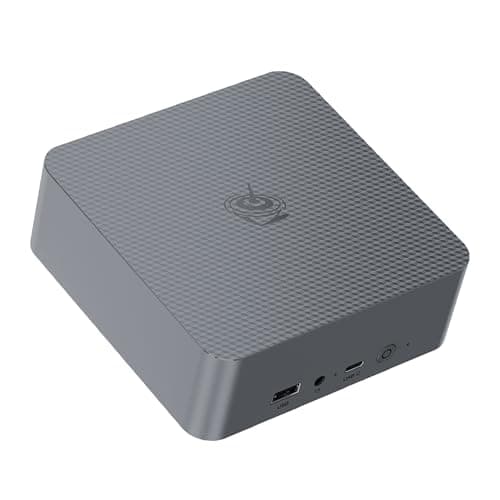 Beelink EQR5 Mini PC,AMD Ryzen 7 5825U Processor(8C/16T,up to 4.5GHz),32GB DDR4 RAM 500GB NVMe PCIE3.0x4 SSD,Mini Computer Support 4K Dual Screen Display/Dual LAN/WiFi 6/BT5.2/USB 3.0 - Image 1