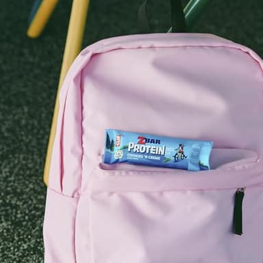 Zbar Protein - Chocolate Chip, Chocolate Mint, and Cookies 'n Creme - Variety Pack - Crispy Snack Bars - Made with Organic Oats - Non-GMO - 5g Protein - Gluten Free Protein Bars (18 Pack) - Image 10