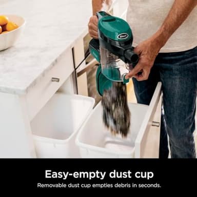 Shark Corded Stick Vacuum, Ultra-Lightweight, Swivel Steering, Powerful Deep-Cleaning, Floor-to-Ceiling Versatility, Converts to a Handheld Vacuum, Carpets & Hardfloor, Green, CS110EM - Image 6