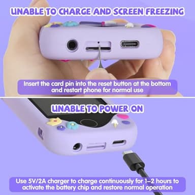 Kids Smart Phone for Girls Gifts - Toddler Christmas Birthday Gift for Age 3 4 5 6 Year Old, Kids Cell Phone Toy with Touchscreen, Dual Cameras, Learning, Kid Mp3 Player, Games with 32 GB Card - Image 8