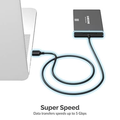 SABRENT SATA to USB Cable - USB 3.0 to 2.5” SATA I/II/III Hard Drive Adapter - External Converter for SSD/HDD Data Transfer (EC-SSHD) - Image 4