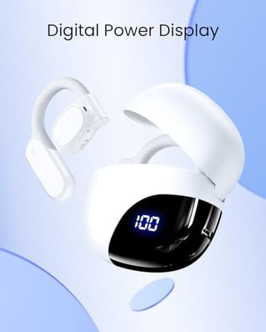 TAGRY Wireless Bluetooth Headphones 80Hrs Playtime Ear Buds with Earhooks K09 - Image 4