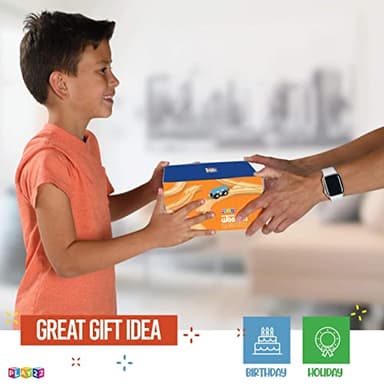 Play22 Wooden Train Tracks - 52 PCS + 2 Bonus Car Toy Trains - for Kids is Compatible with Thomas Wooden Railway Systems and All Major Brands - Original - Image 6