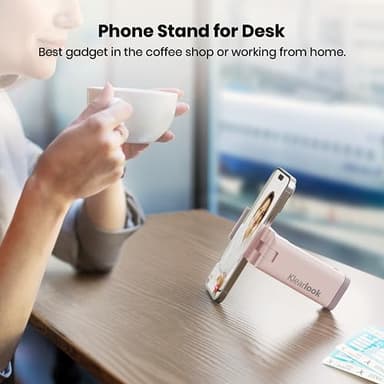 2 Pack Klearlook Universal Airplane Phone Holder, 360° Rotatable Phone Mount for Airplane Tray Table & Desk, Hands-Free Adjustable Phone Stand for Flight Essentials Must Have Accessories - Image 4