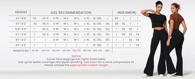 Sunzel Flare Leggings, Crossover Yoga Pants with Tummy Control, High-Waisted and Wide Leg, Sunzfly 28 Inseam, Black Small - Image 2