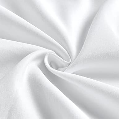 FreshCulture Twin Flat Sheets Only, Pack of 6, Soft Microfiber Bedding Sheets for Home, Salons, Hotels, Bulk Flat Sheets Only Twin Size (White) - Image 4