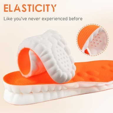 Steppers Massage Insoles for Men Women, 4D Cloud Memery Foam Steppers Insole with Arch Support, Suitable for Relieve Foot Fatigue (Men 10-11) - Image 6