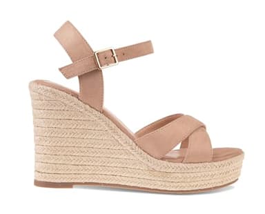 VICKI·VICKI Women's Wedges Heels Espadrilles Sandals Wedge Platform Women Shoes Dressy Summer Apricot Size 7 - Image 2