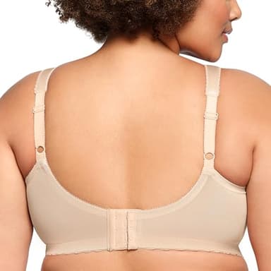 Full Figure Plus Size MagicLift Original Support Bra Wirefree #1000 Blush - Image 2