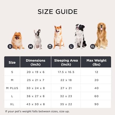 Bedsure Cute Dog Beds Large Sized Dog - Washable Furry Pet Beds, Rectangle Orthopedic Corduroy Fleece Puppy Beds with Removable Zipper Cover, 30x24x8 inches,Night Blue - Image 2