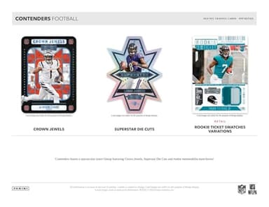 2024 Panini Contenders Football Trading Card Blaster Box (1 One Autograph or Memorabilia Card Per Box) - Image 3