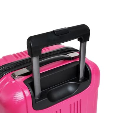 Kenneth Cole REACTION Out of Bounds Lightweight Hardshell 4-Wheel Spinner Luggage, Magenta, 20-Inch Carry On - Image 2