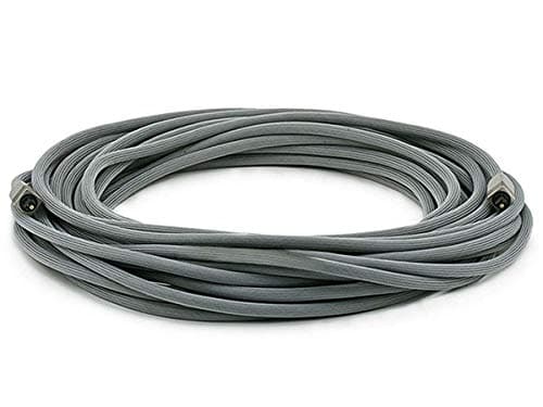 Monoprice 102767 Premium S/PDIF (Toslink) Digital Optical Audio Cable - Silver - 50ft | Heavy Duty Mesh Jacket, Metal Connector Heads, for Play Station, Xbox one, Home Theater & More Gray - Image 1