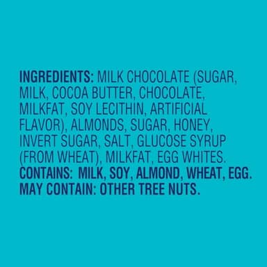 TOBLERONE Milk Chocolate Bar with Salted Caramelized Almonds and Honey and Almond Nougat, Bulk Chocolate, 20 - 3.52 oz Bars - Image 3