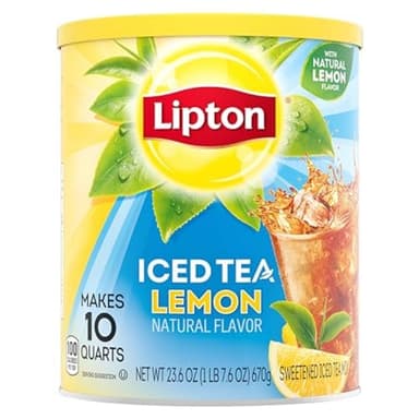 Lipton Iced Tea Mix, Lemon, Makes 10 Quarts,Count 6(Pack of 1) - Image 4