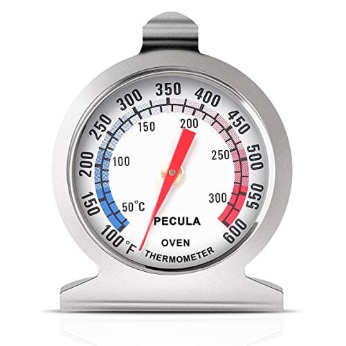 Oven Thermometer 50-300°C/100-600°F, Oven Grill Fry Chef Smoker Analog Thermometer Instant Read Stainless Steel Kitchen Cooking Thermometer - Image 1