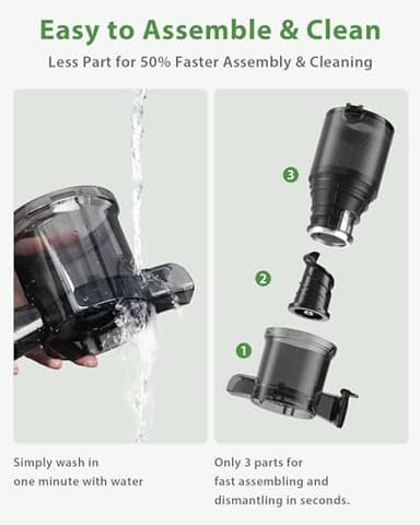 Juicer Machines, Hands Free Cold Press Juicer - Image 8
