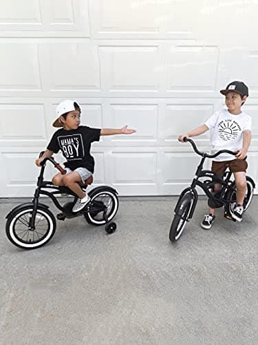 JOYSTAR 16 Inch Kids Bike with Training Wheels for Ages 4-7 Years Old Girls Boys Bike Toddler Bike Beach Cruiser Kids Bicycle Black - Image 5