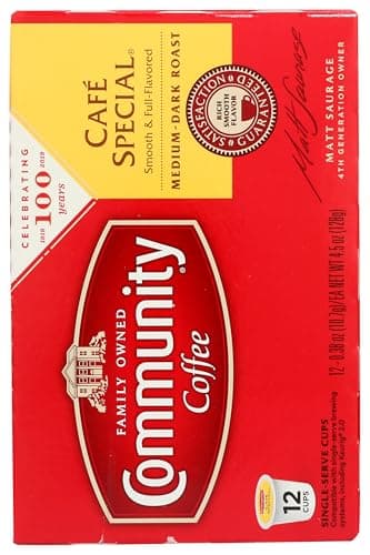 Community Coffee Cafe Special, 12 Count Single Serve Coffee Pods, Medium Dark Roast, Compatible with Keurig K-cup Brewers, 12 Count (Pack of 1) - Image 5