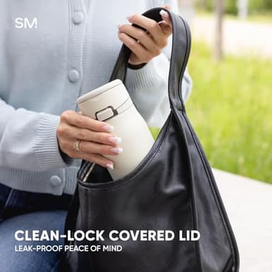 Simple Modern Mesa Loop Water Bottle with Straw | 30oz Cup Holder Friendly Insulated Stainless Steel Bottles for Travel, Sports and School | Steel Harbor - Image 5