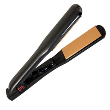 CHI Tourmaline Ceramic Flat Iron, Hair Straightener For An Even & Smooth Finish, 1 1/2" Iron, Onyx Black - Image 1