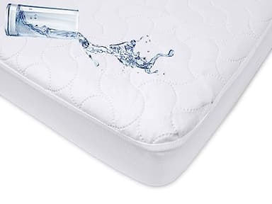 American Baby Company Waterproof Fitted Crib Mattress Protector 52" x 28" - Quilted, Noiseless, Soft & Breathable Crib & Toddler Mattress Pad Cover - Image 3