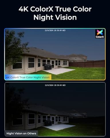 REOLINK CX810 ColorX PoE Camera, 4K UHD, True Color Night Vision, F1.0 Super Aperture, 1/1.8'' Image Sensor, HDR Technology, Person/Animal Detection, Spotlight & Siren Alarm, 2-Way Talk - Image 2