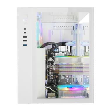Gaming Desktop PC Intel 13th Gen i5-13400F 10-Core | RTX 3050 | 6GB DDR4 RAM | 1TB NVMe SSD | High-Performance Tower Computer for Gaming, Home & Office (White) - Image 6